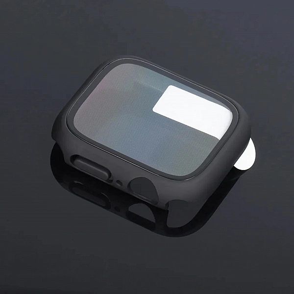 Futerał ze szkłem Braders Flexible do Apple Watch 7/41mm grafitowy