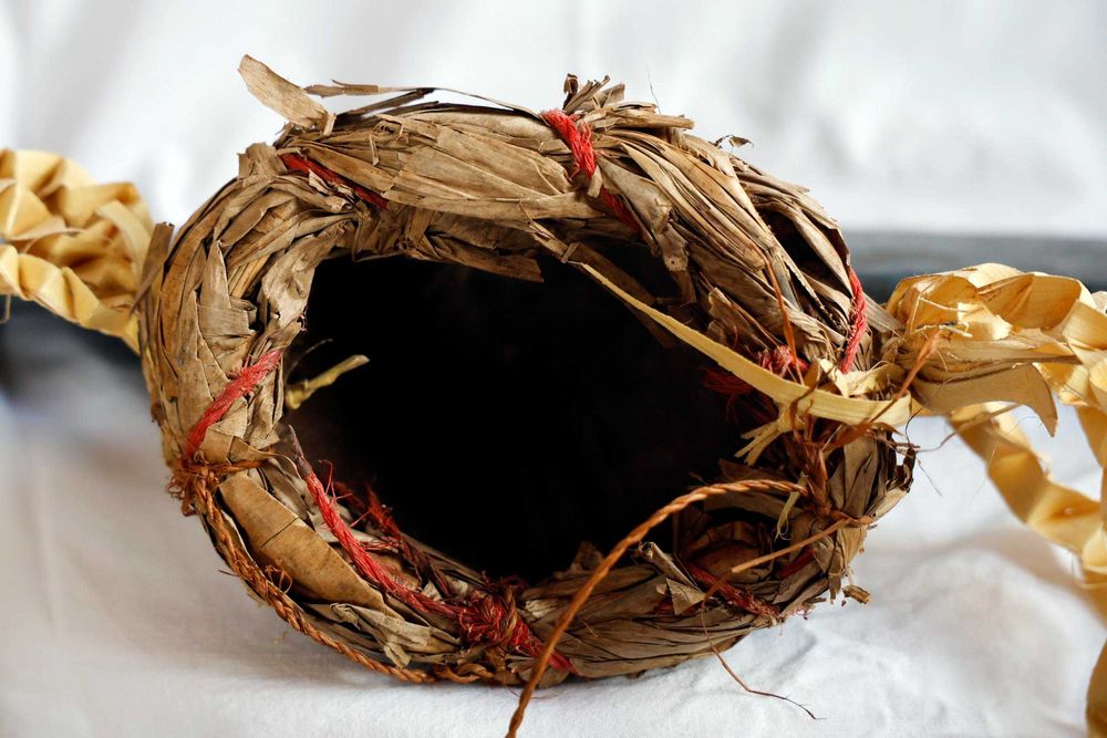 Escultura de madeira pintada, Bijagó Guiné-Bissau
