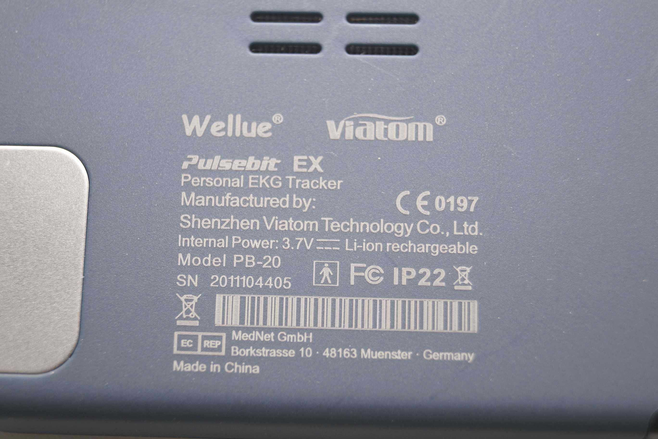 Wellue Viatom Monitor EKG z ekranem dotykowym Puslsebit EX PB-20