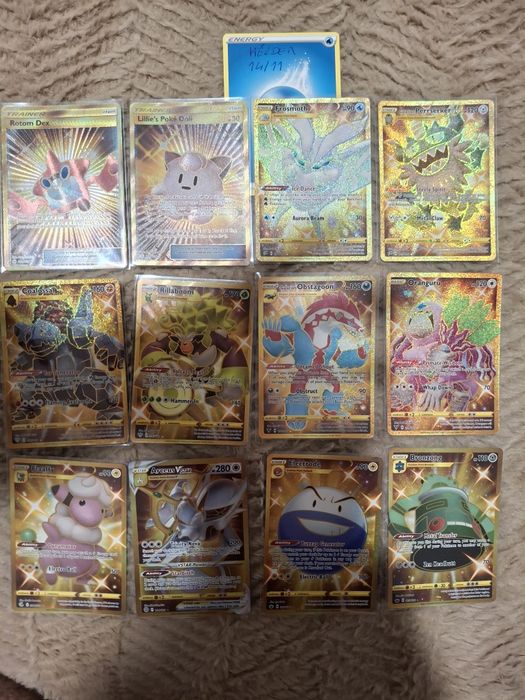 Cartas Douradas Pokémon