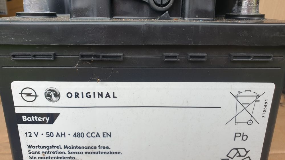 Akumulator oryginał Opel 12V 50Ah 480A