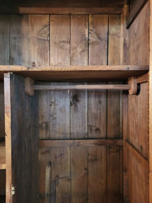 armario, estante, roupeiro, arrumação, prateleiras, indiano, rustico