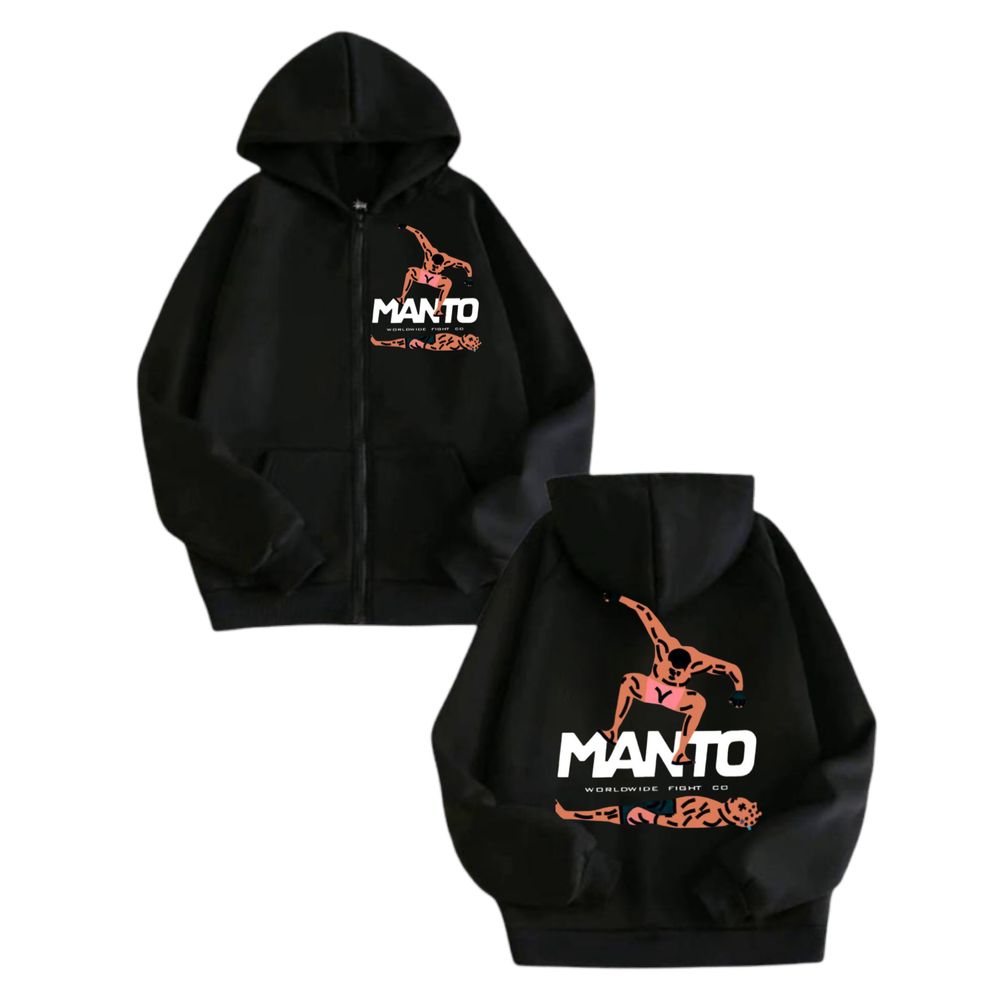 Зип-Худи Manto Fight Gym Logo унисекс толстовка кофта лонгслив манто