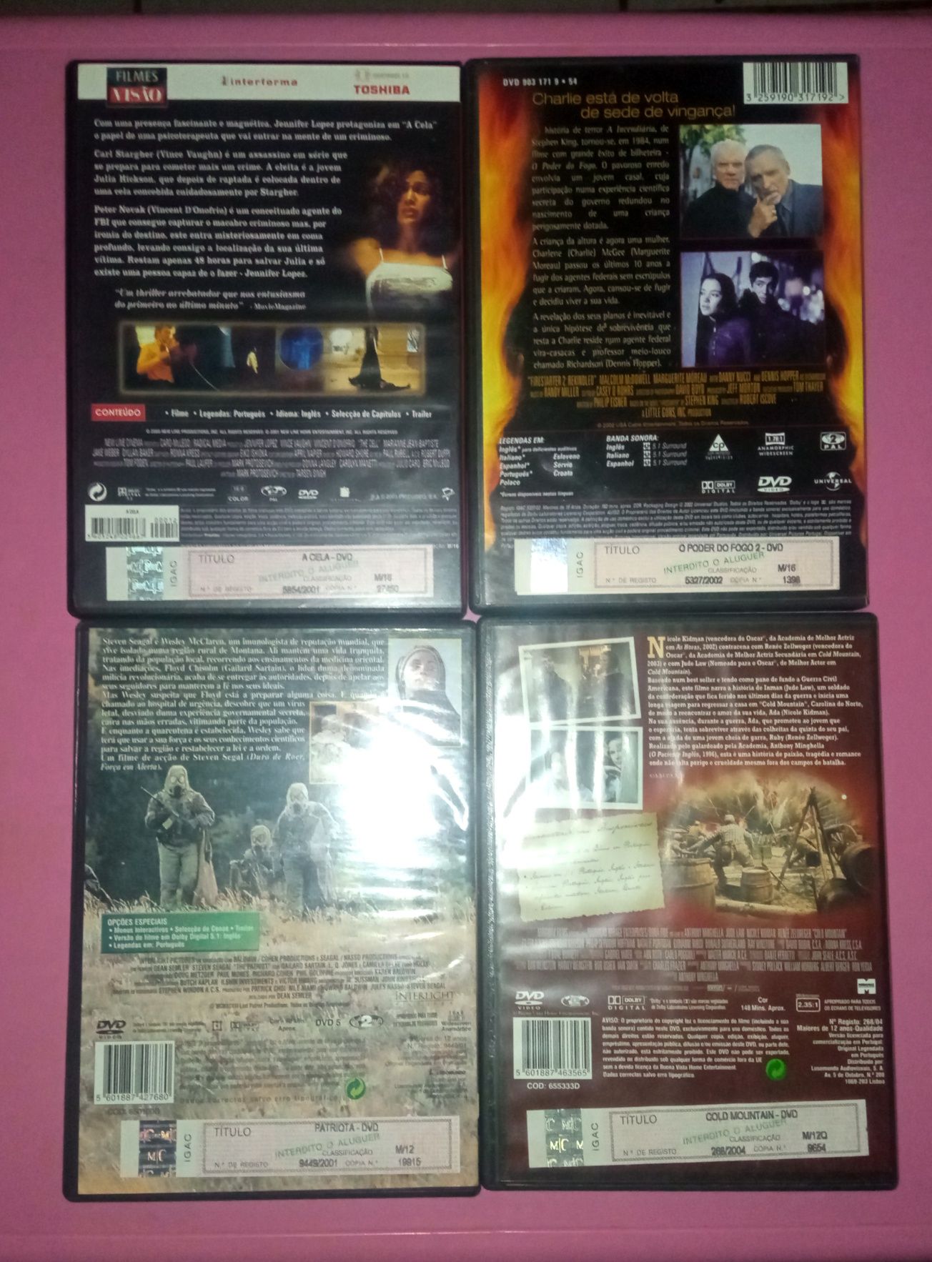 DVD'S Vários  Originais