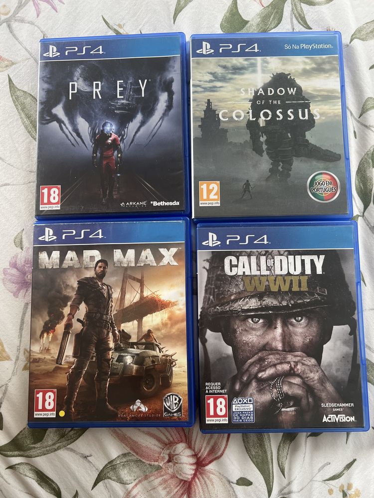 Jogos PS4 antigos