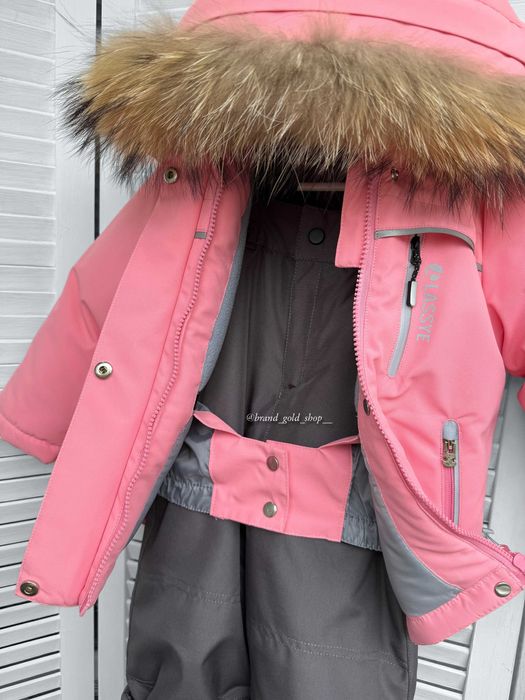 Зимовий термо комплект комбінезон для дівчаток lassye 110