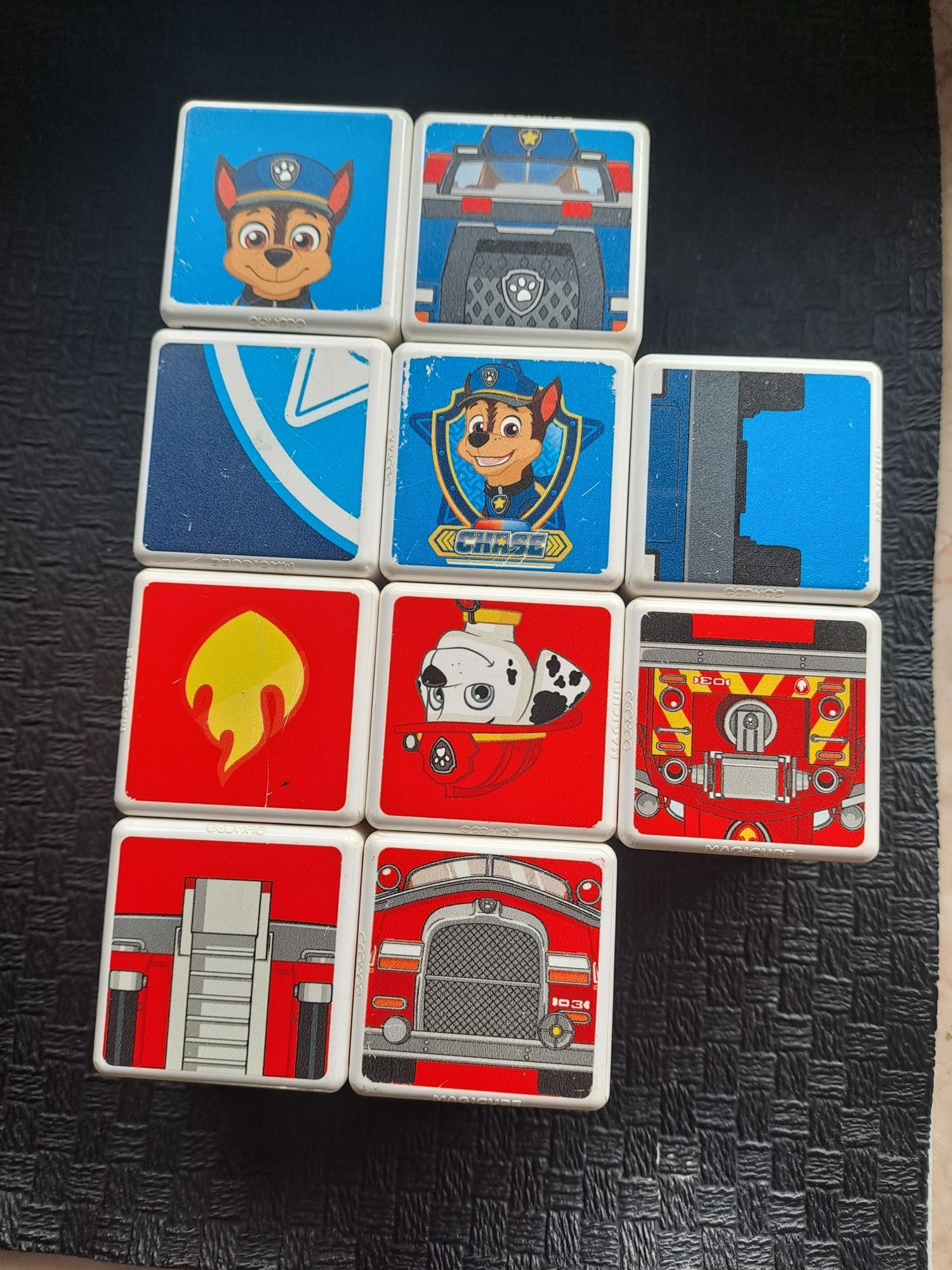 Maskotki psi patrol marshal chase+ klocki magnetyczne