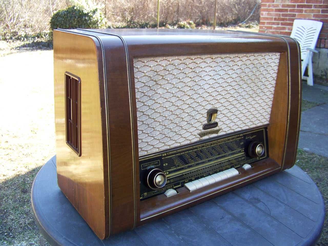 Stare radio lampowe Neckermann Luxus-Syntektor 111/27 Sprawne!