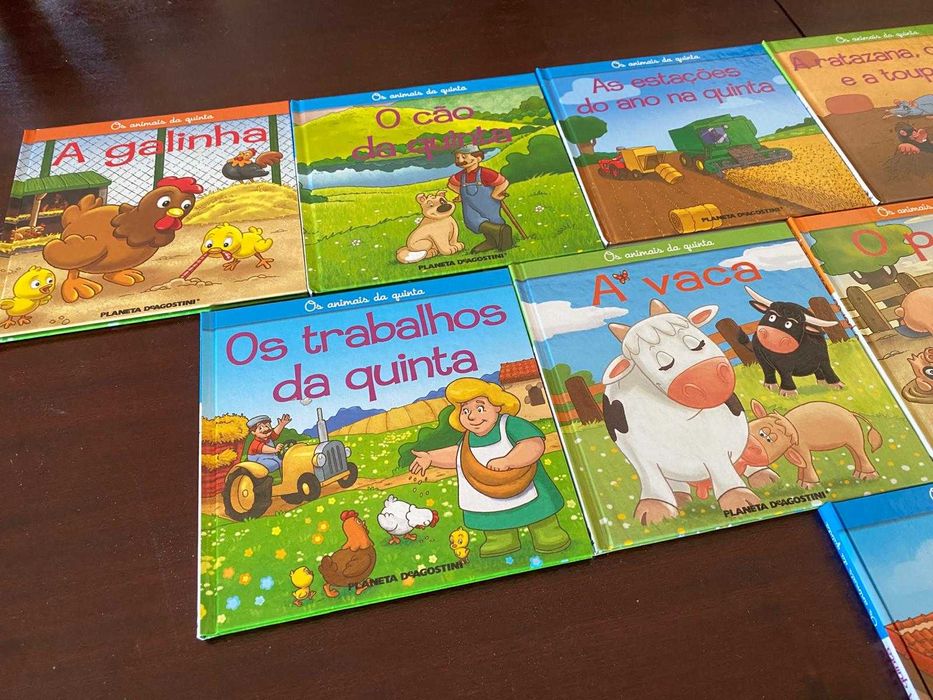 Colecção os animais da quinta, preço por livro, portes grátis