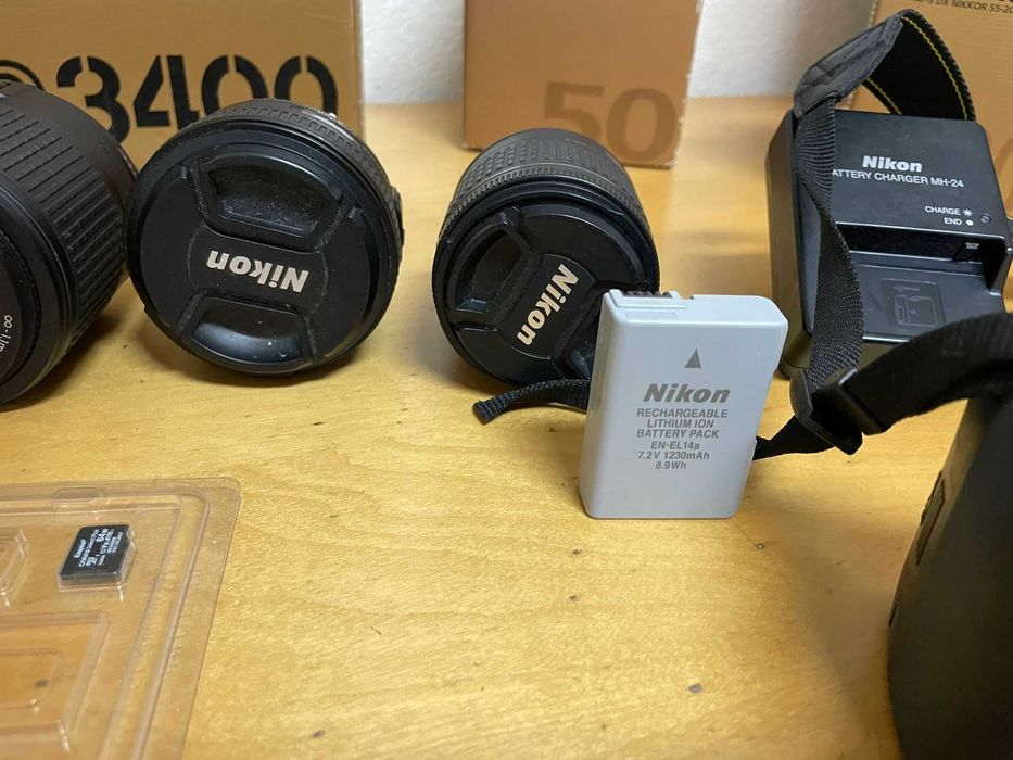 Câmera Fotográfica Nikon D3400