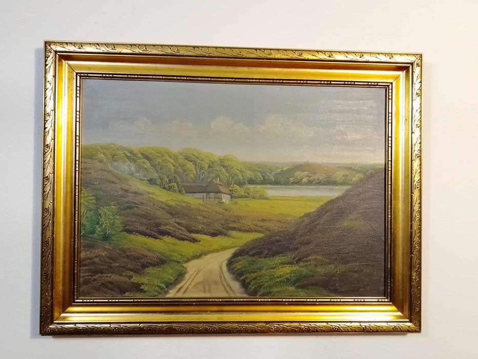 Stary obraz na płótnie