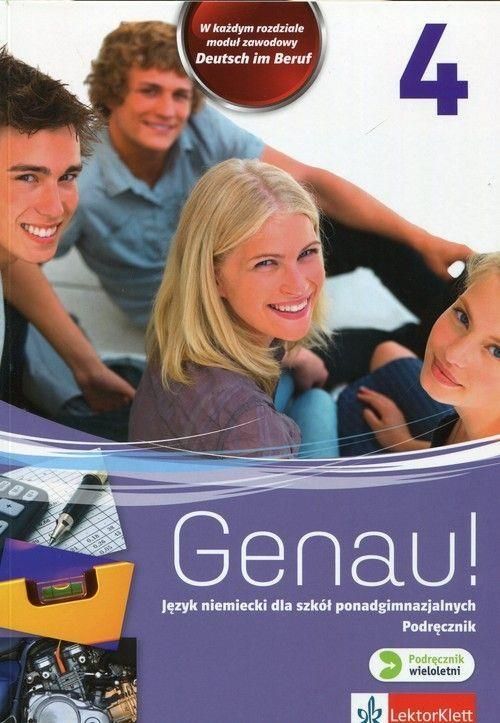 Genau 4 Podręcznik Wieloletni + Cd Do Niemieckiego