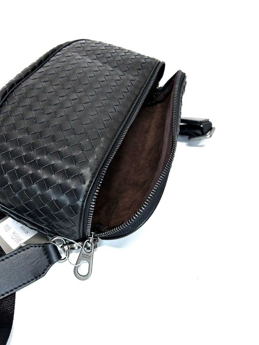 Чоловіча сумка Bottega Veneta з натуральної шкіри