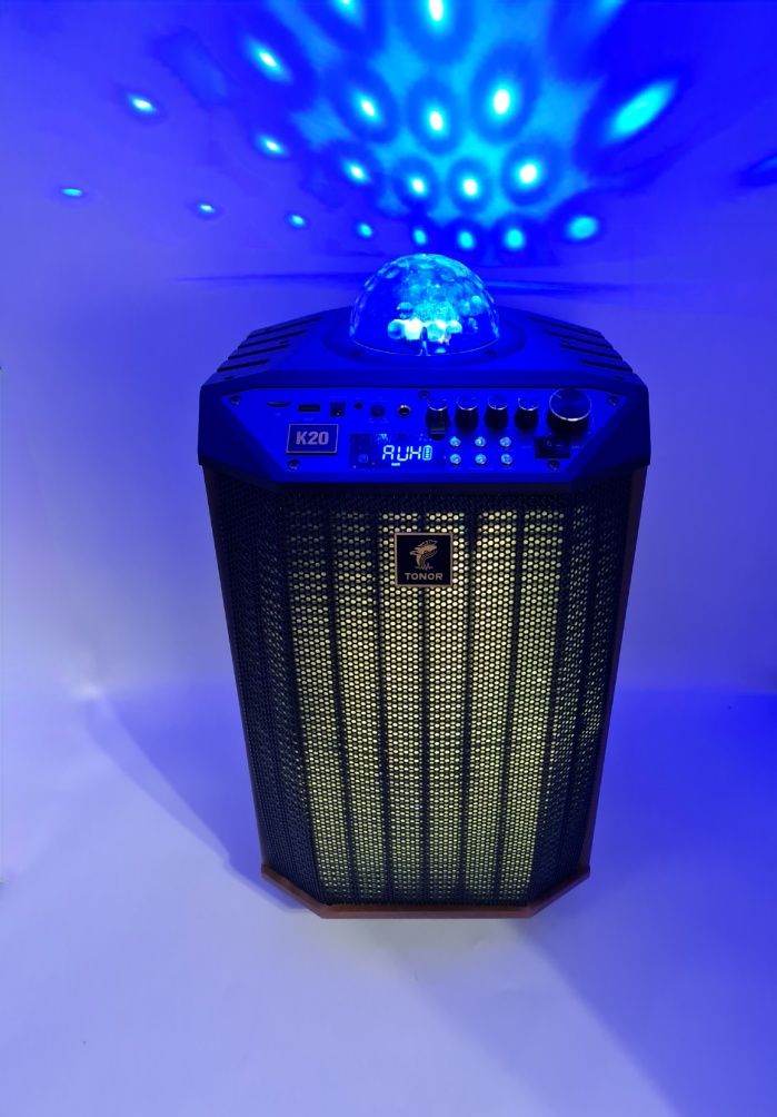 Głośnik do karaoke Tonor K20 maszyna do śpiewania 2x mikrofon