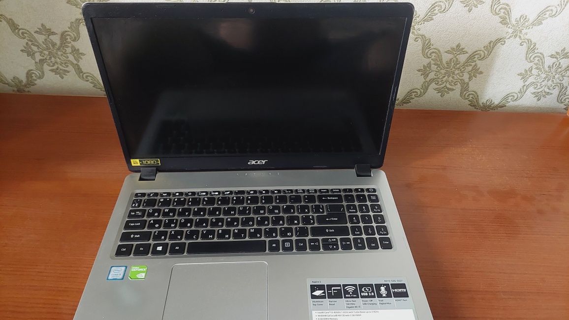 Aser aspire 5 a515 52g НА ЗАПЧАСТИНИ