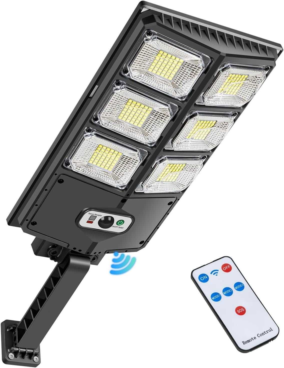 Luz Led a Energia Solar Nova e Profissional com Comando