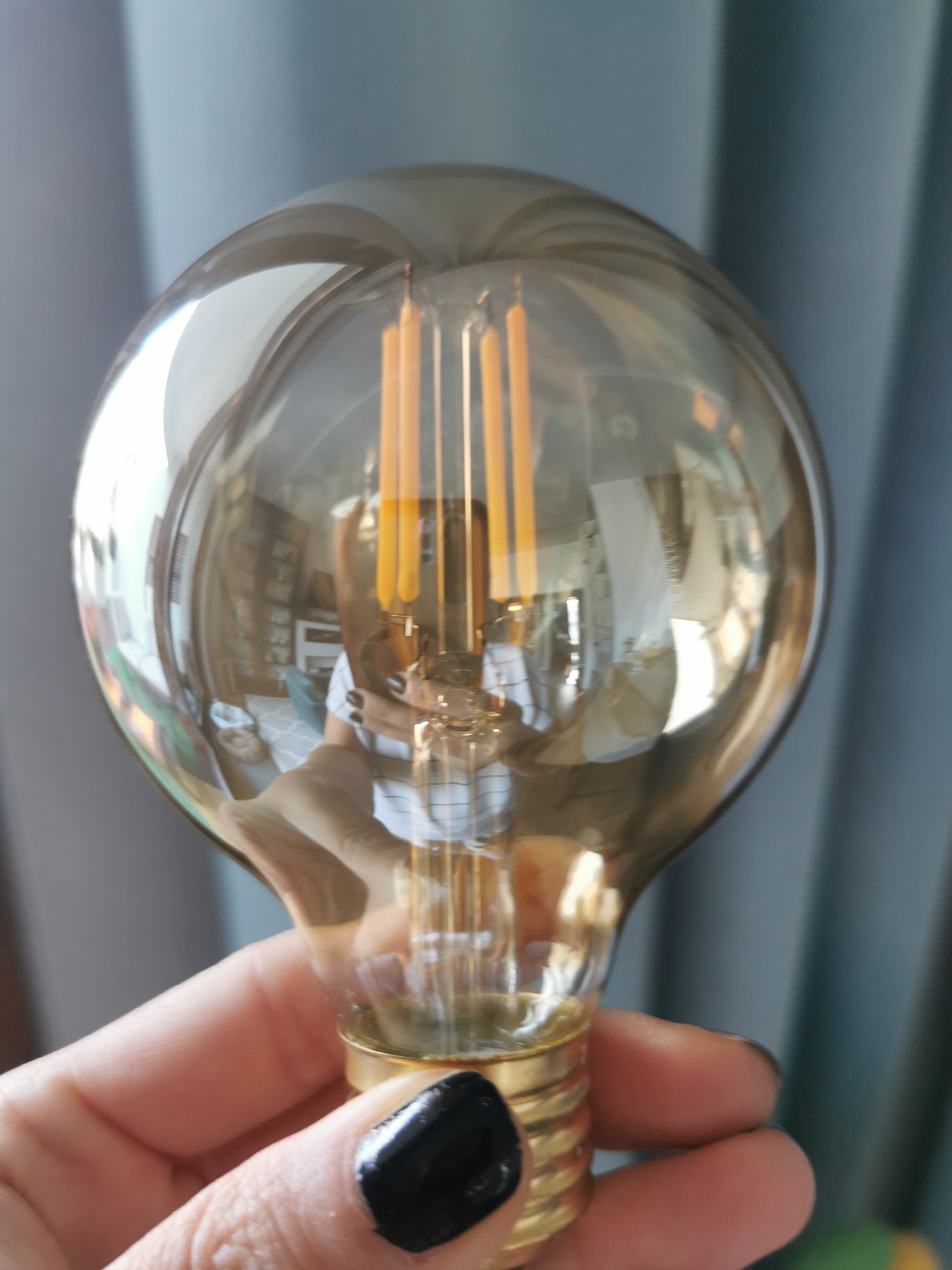 Eleganckie ozdobne żarówki LED w stylu vintage, 3szt. / śr. 8 cm
