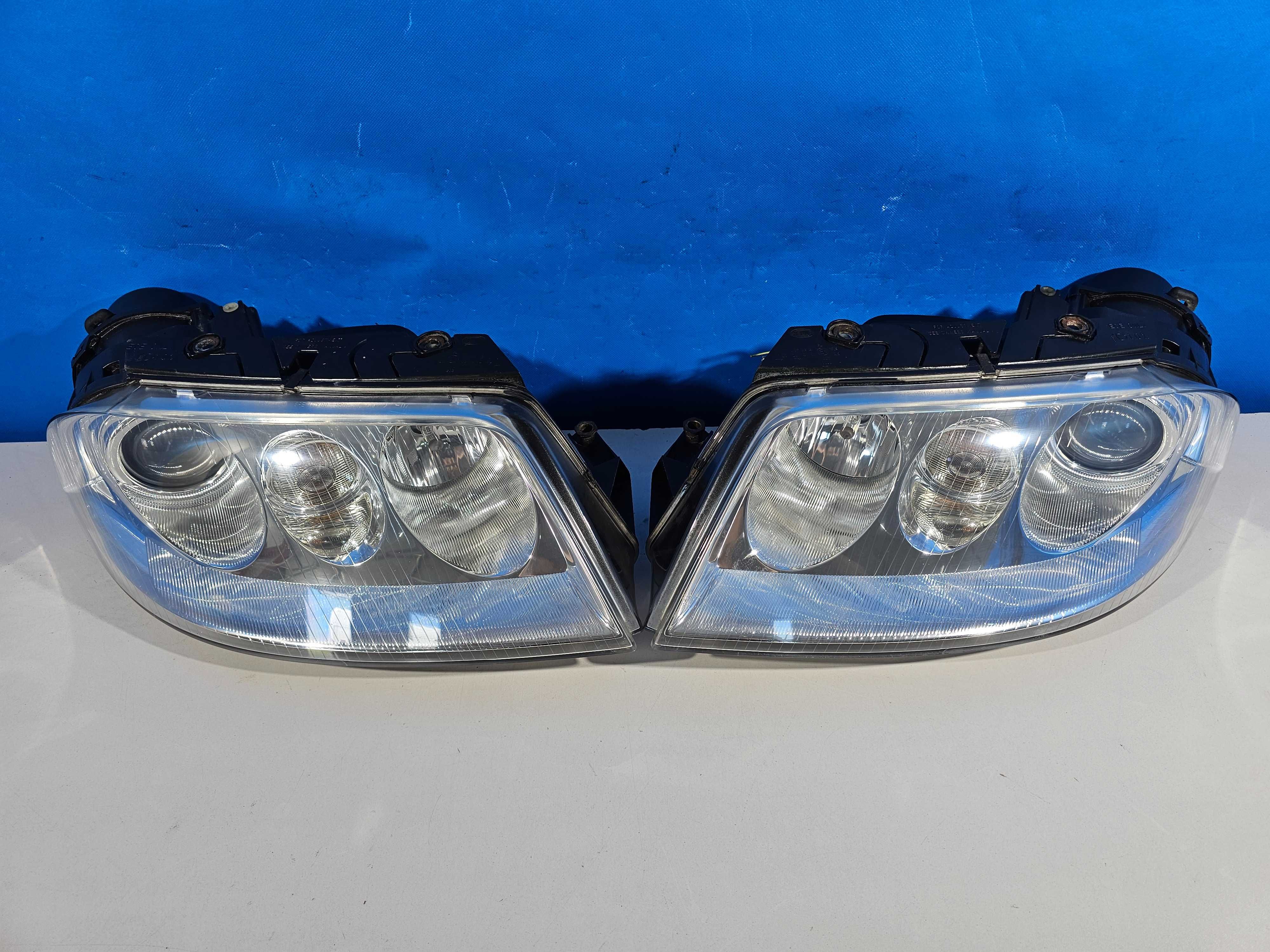 VW Passat B5 Lift LCI Lampy Przednie Przód Xenon Lewa+Prawa EU ŁADNE