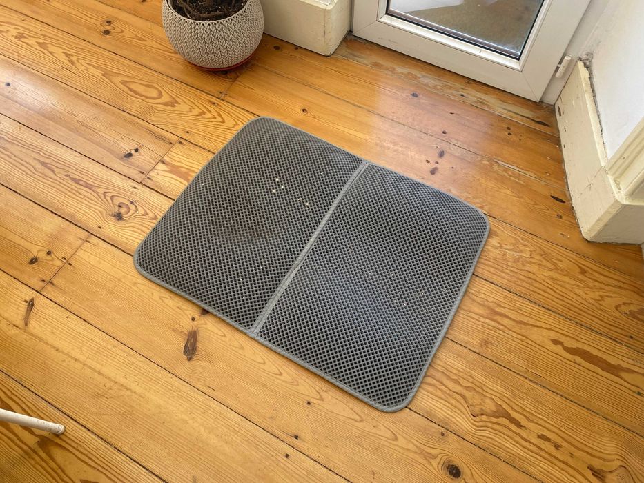 Tapete para caixa de areia de gato