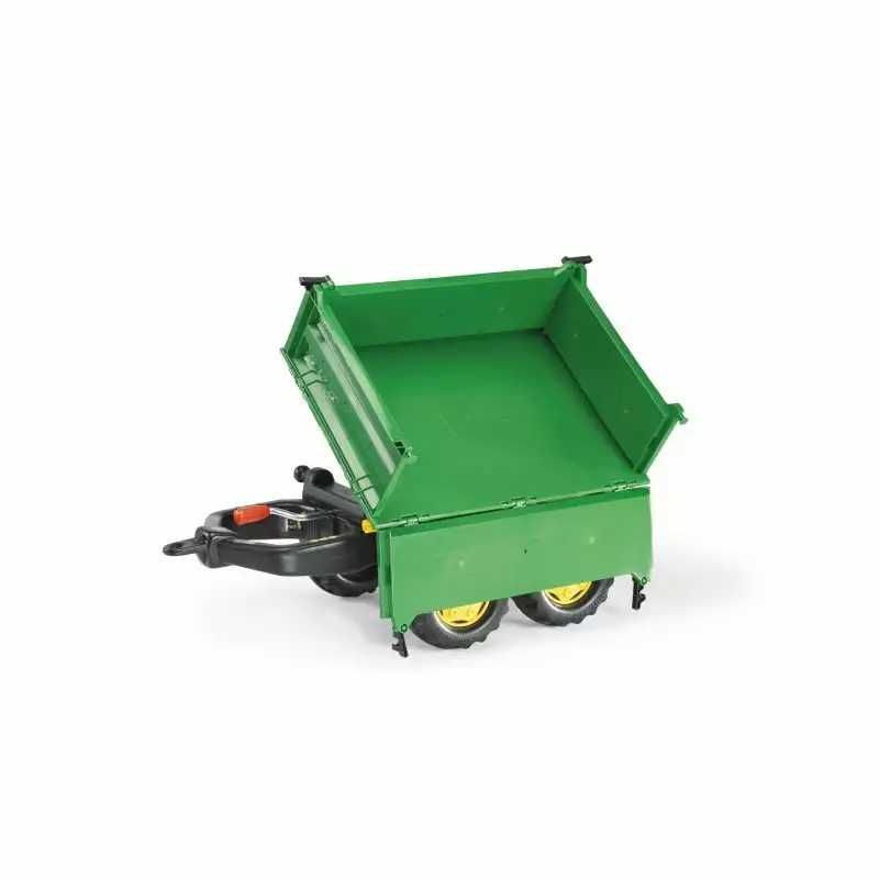 ZESTAW John Deere koparka traktor przyczepka z kiprem PEG PEREGO