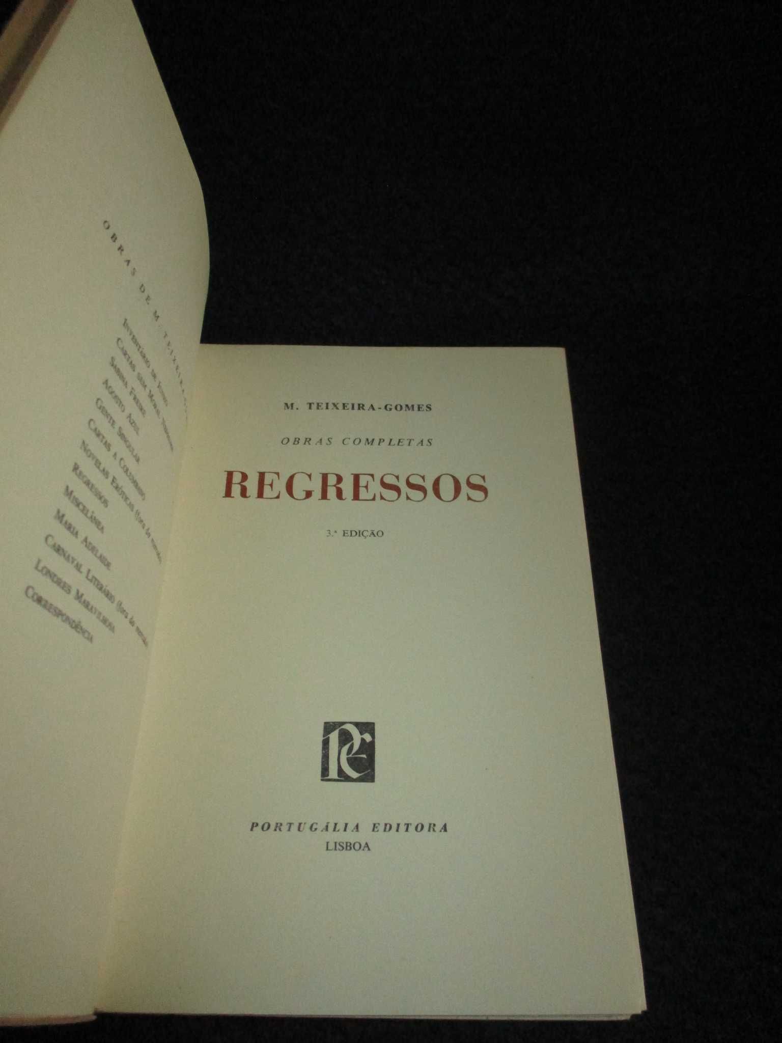 Livro Regressos Manuel Teixeira-Gomes