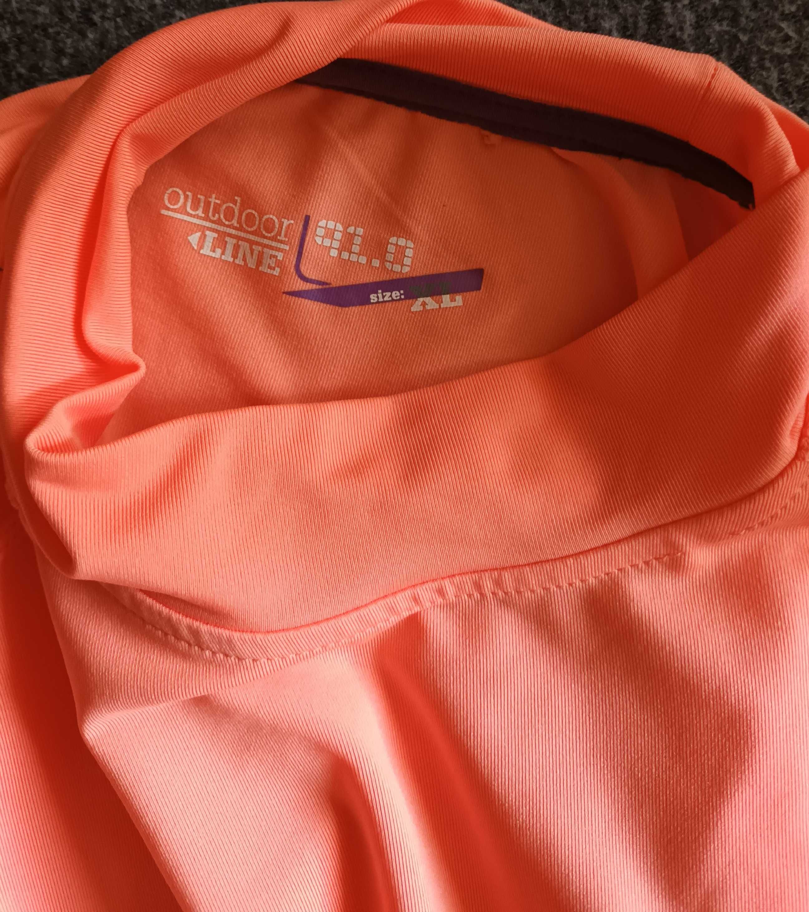 pomarańczowa sportowa bluza