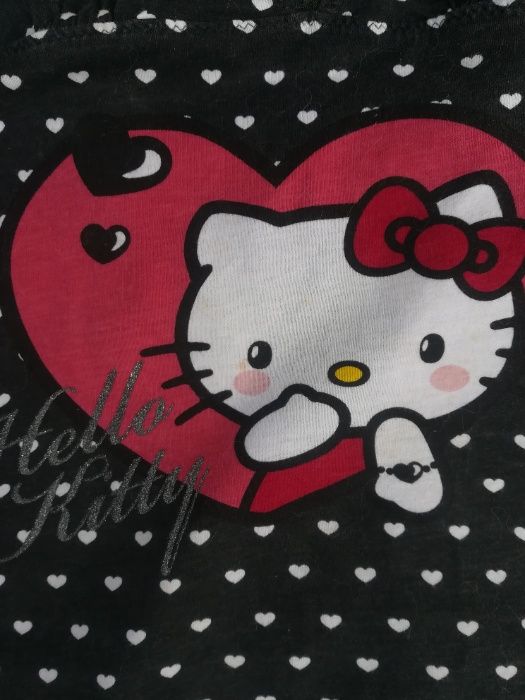 Top alças preto Hello Kitty Oysho