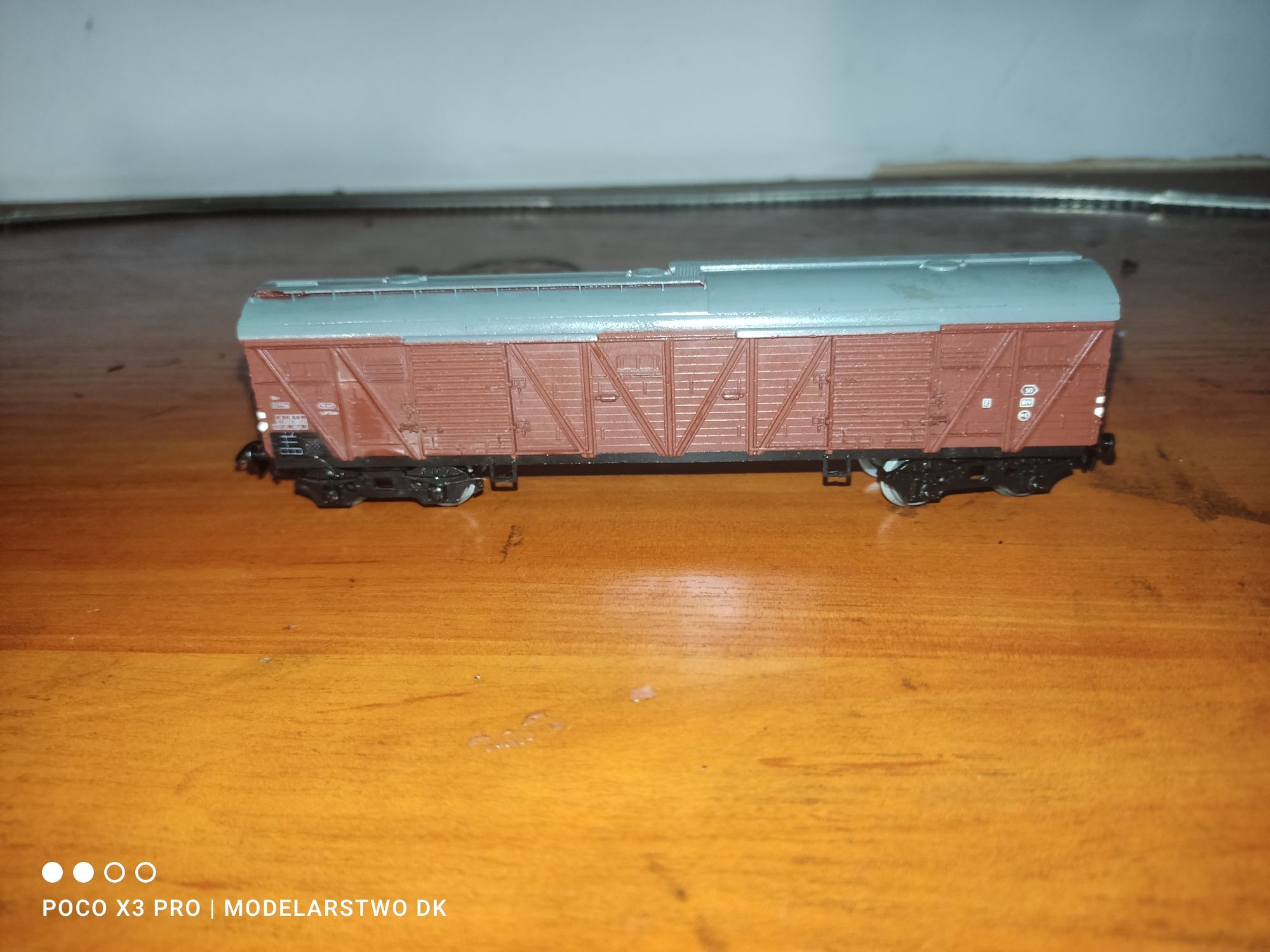 Piko wagon towarowy Brankart w skali H0 1:87 kolejka makieta