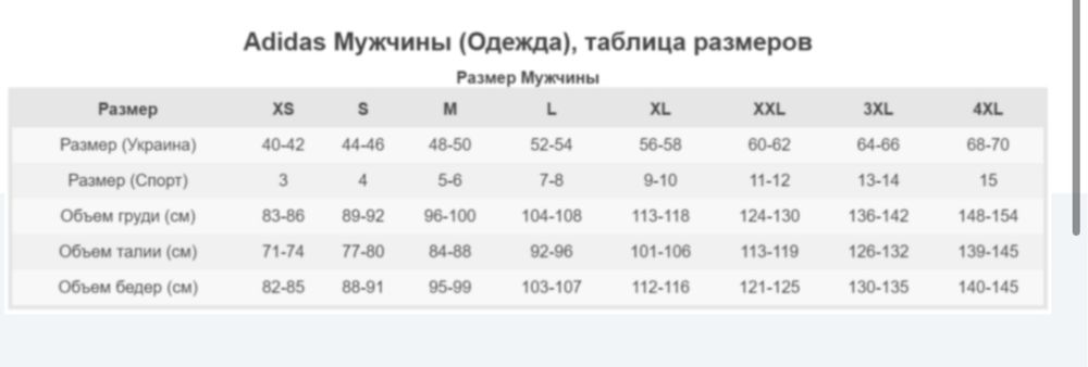 Футболка adidas размер М
