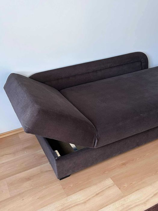 Tapczan jednoosobowy brązowy za symboliczną kwotę