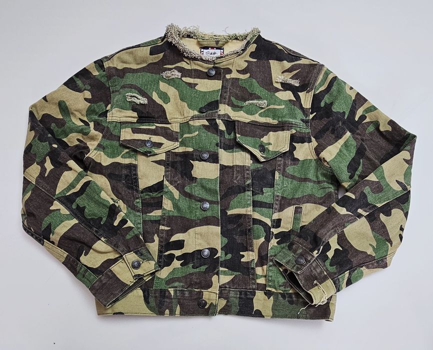 Kurtka Męska Jeansowa Siksilk Moro Rozmiar Xs