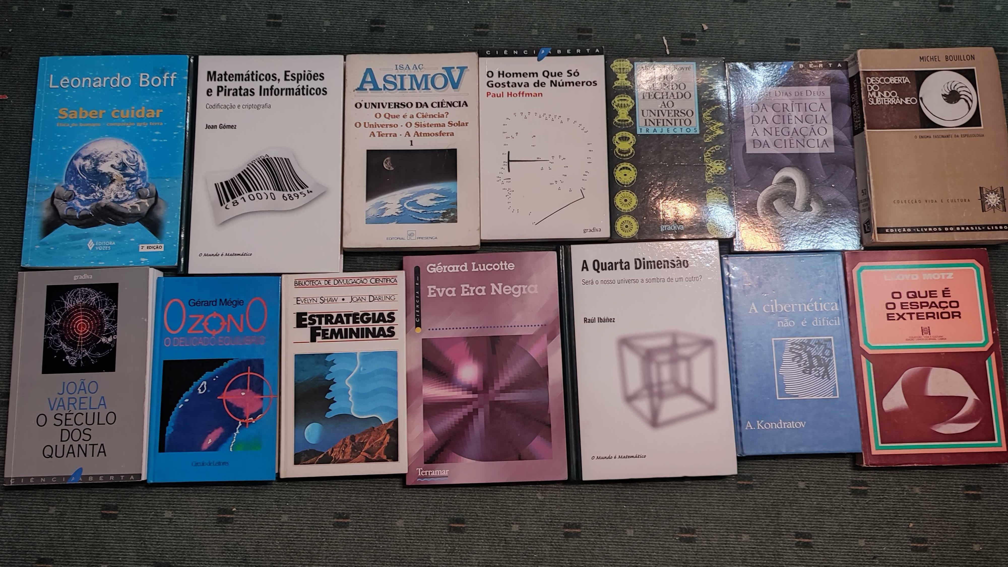 LIvros de Divulgação Cientifica - Cada 3 €