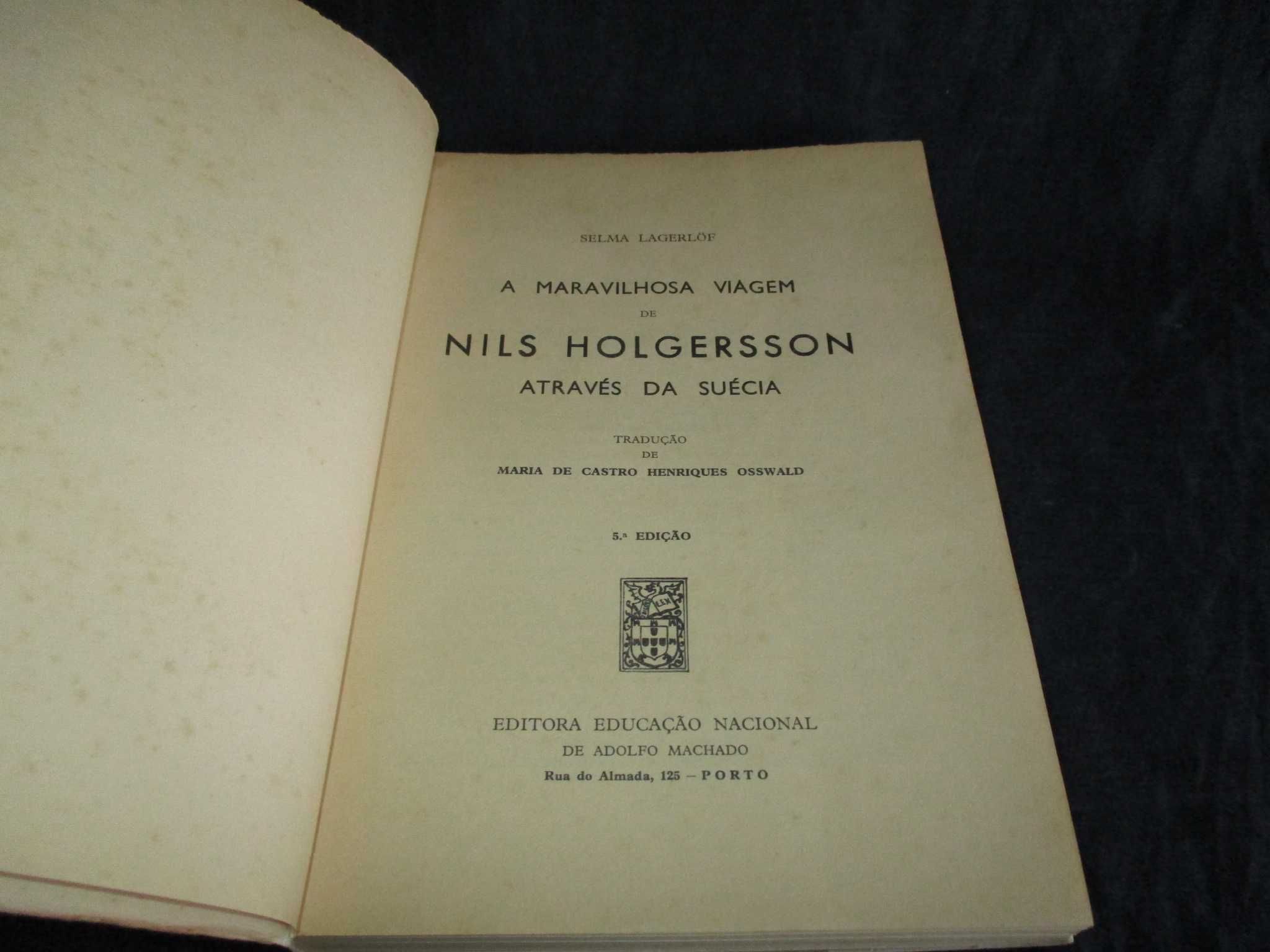 Livro A Maravilhosa Viagem de Nils Holgersson