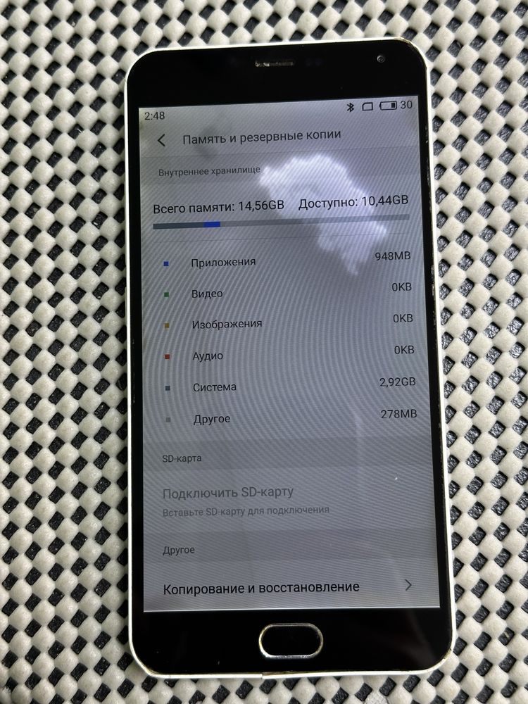 Meizu Note 2 16gb на запчасти.