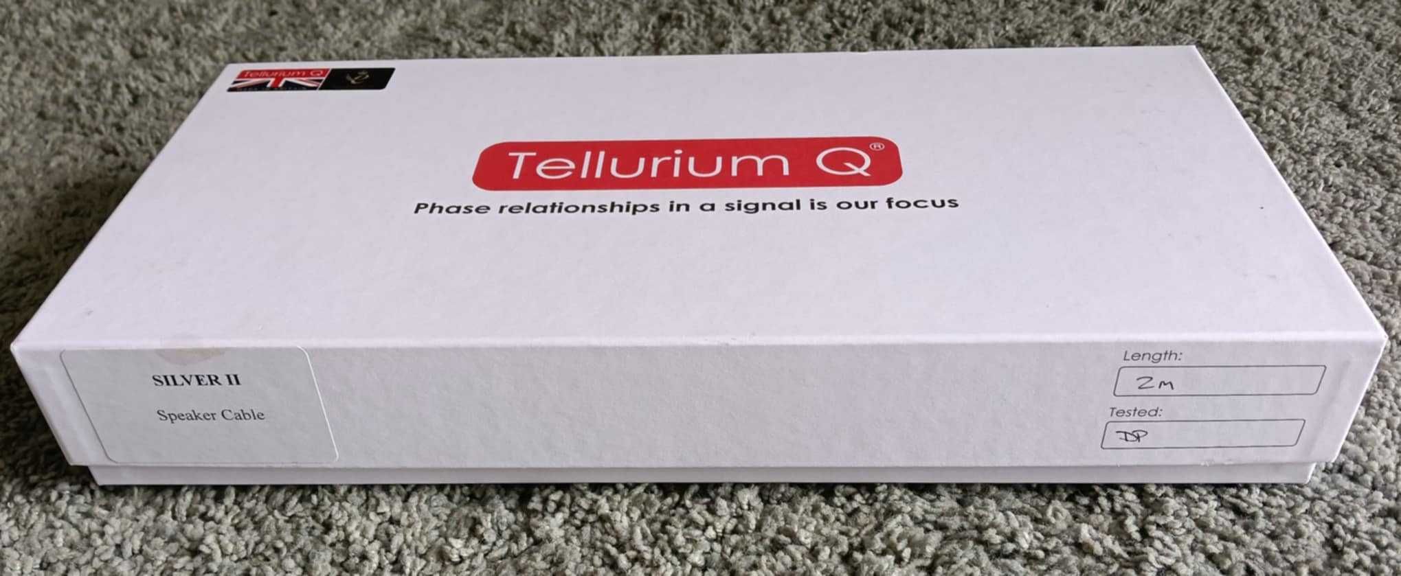 Tellurium Q Silver II Speaker 2x2 metry