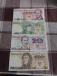 Banknoty PRL 20 zł - 500 zł - zestaw. Okazja.
