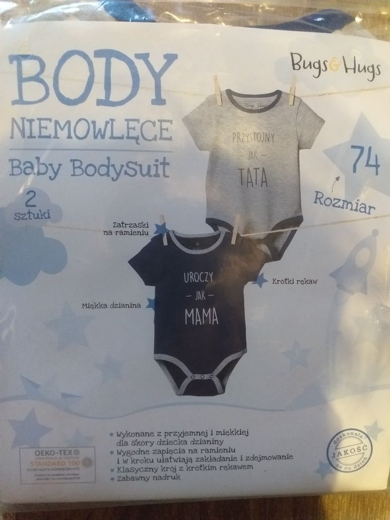 Body z napisami przystojny jak tata .