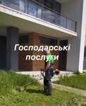 Господарські послуги, косіння трави/газонів, зрізання/обрізання дерев