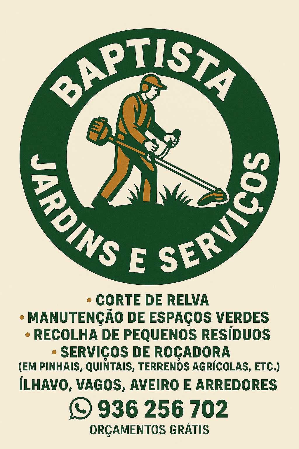 Jardins e limpeza de terrenos