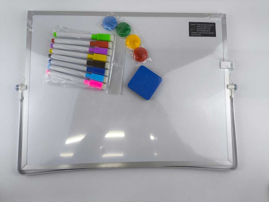 OWill tablica suchościeralna magnetyczna na biurko o wymiarach 30 x 40