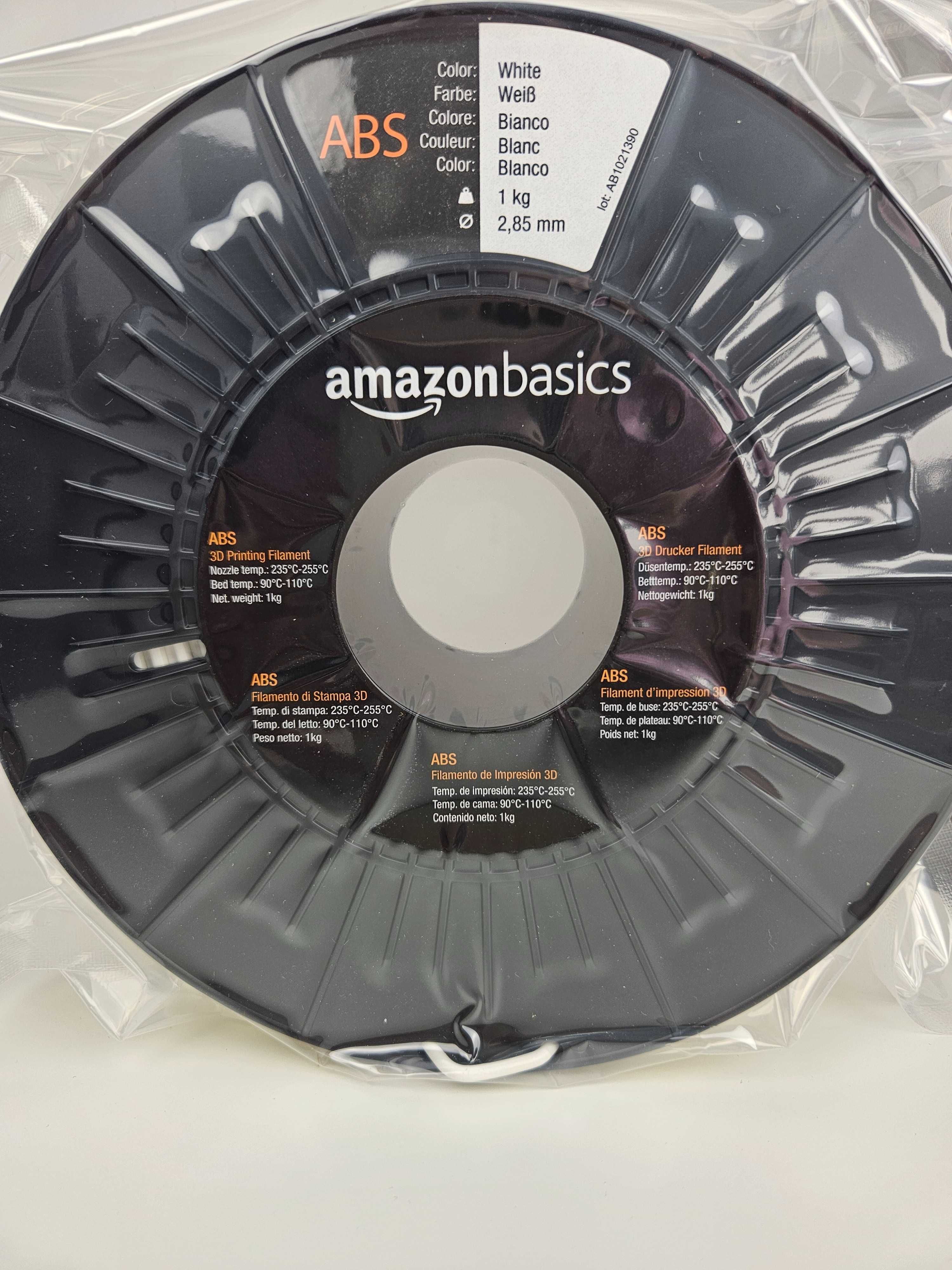 Filament do drukarki biały Amazon basics 2,85mm