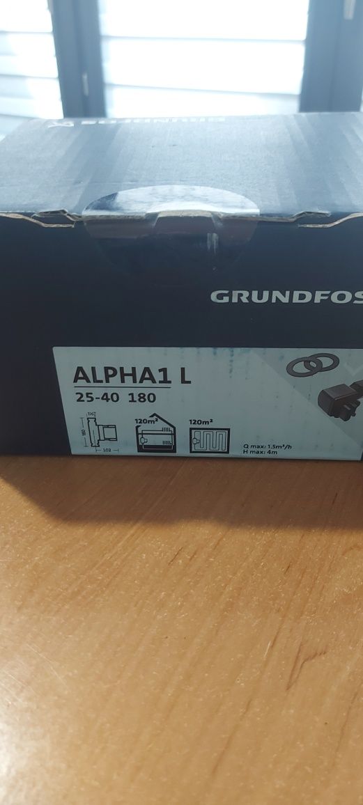 Nowa pompa obiegowa Grundfos alpha 1l 25 40 wilo lfp