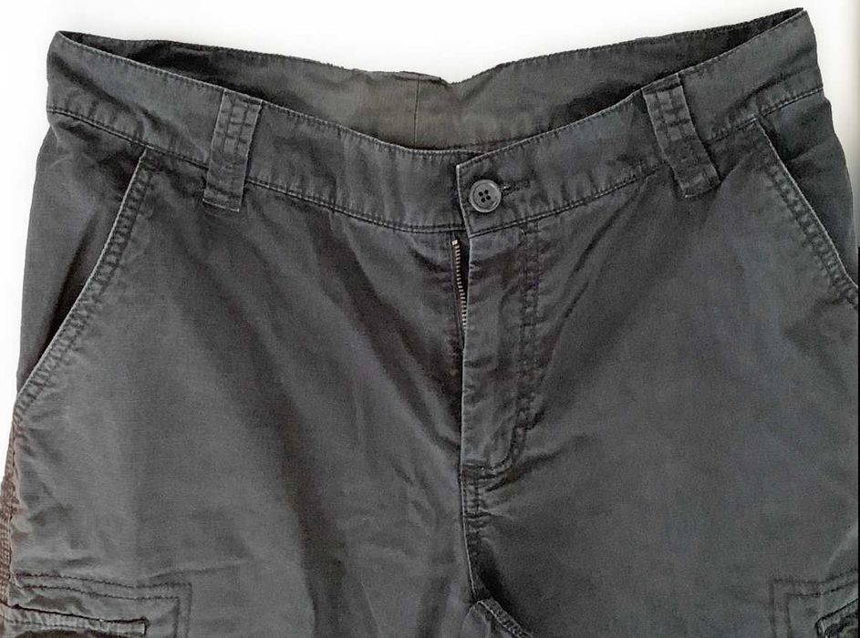 Calças de Adulto Preto Acinzentado, como Novas