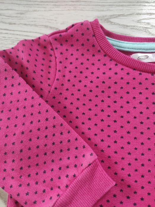 Bluza dziewczęca rozmiar 80 Pepco gwiazdki