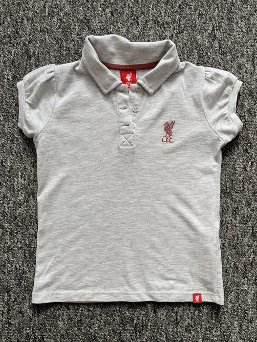 LFC Liverpool bluzka szara krotki rekaw polo kolnierzyk r. 5-6 lat 116