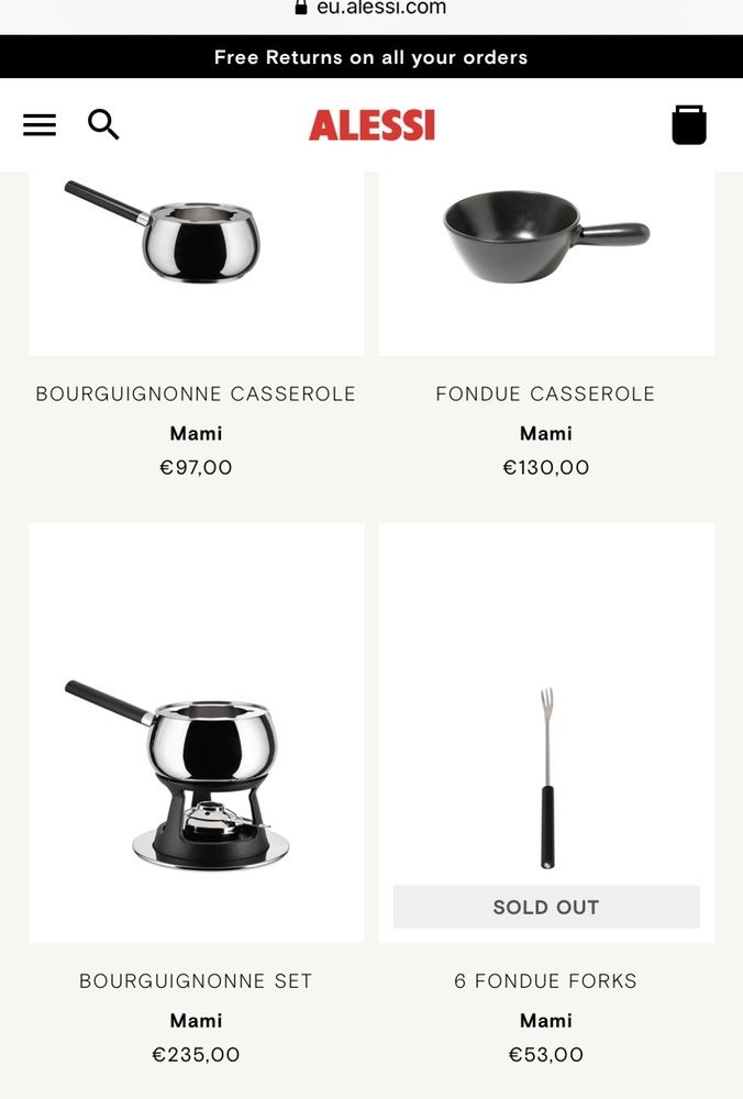 Alessi Fondue Miami