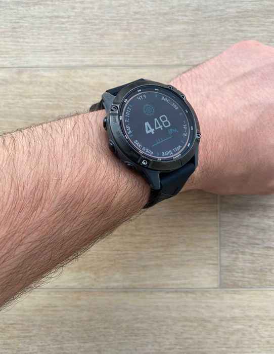 Garmin Fenix 6 Pro Solar | Карти, NFC | Майже ідеальний | Гарантія