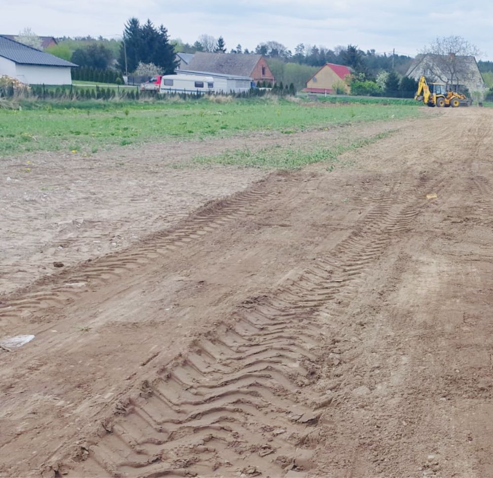 8km Goleniów dzialka pod budowe domu