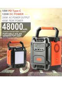 Портативна зарядна станція Flash fisch A-201 200W (48000 mAh)