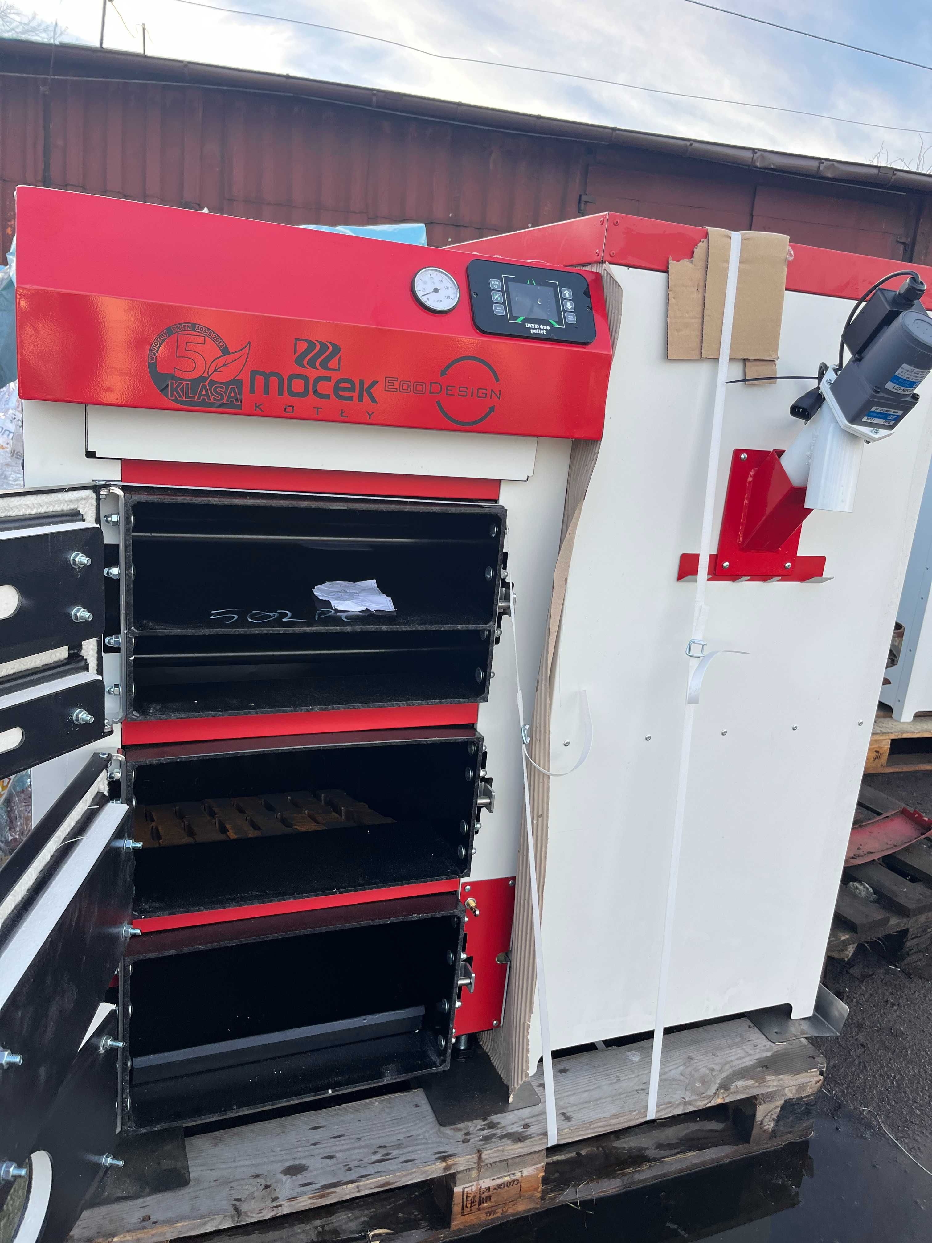 Mocek bio Kocioł na pellet 25 kw  pelet  super palnik drewno